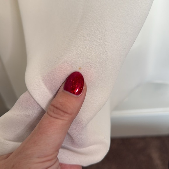 Vintage Scott McClintock 2 Piece Top & Maxi Skirt Cream Wedding Size 8 - Picture 7 of 10